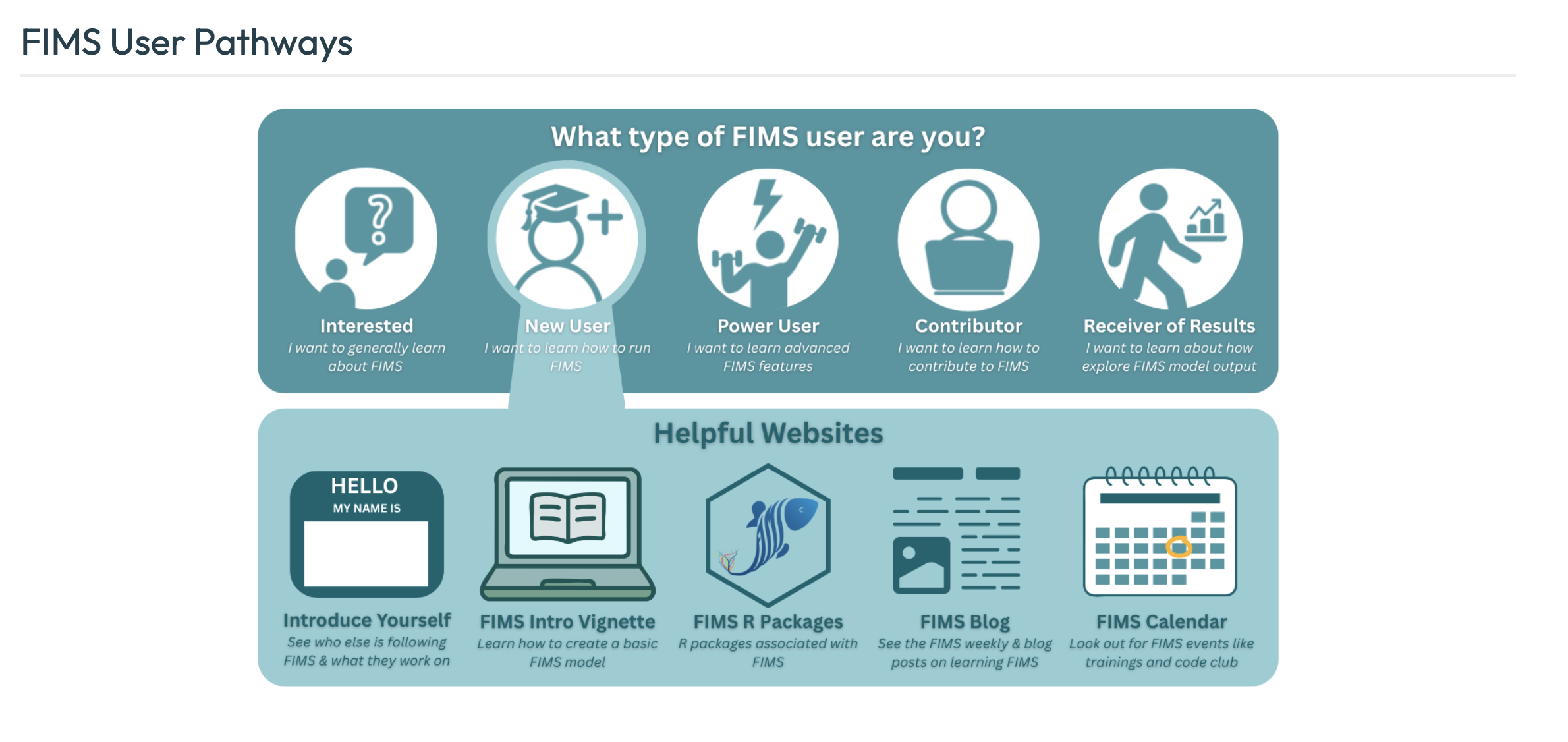 A screenshot of the FIMS contributor guide.